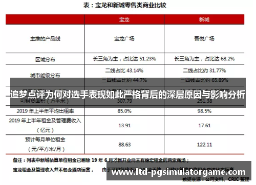 追梦点评为何对选手表现如此严格背后的深层原因与影响分析