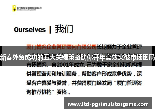 新春外贸成功的五大关键策略助你开年高效突破市场困局
