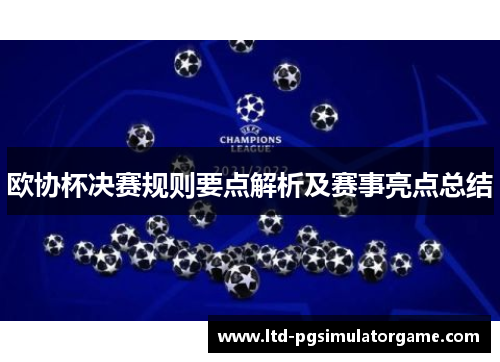 欧协杯决赛规则要点解析及赛事亮点总结 欧协杯决赛规则要点解析及赛事亮点总结