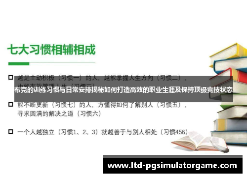 布克的训练习惯与日常安排揭秘如何打造高效的职业生涯及保持顶级竞技状态