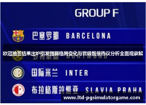 欧冠抽签结果出炉引发强弱格局变化与晋级前景热议分析全面观察解 欧冠抽签结果出炉引发强弱格局变化与晋级前景热议分析全面观察解
